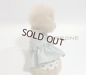 画像1: ショートベストフリルmint