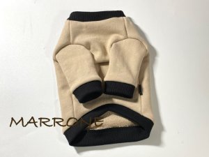 画像8: バイカラースウェットbeige×black