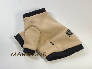 画像3: バイカラースウェットbeige×black