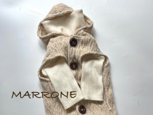 画像5: 縄編みニットベスト　ベージュ