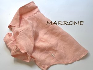 画像2: リネン長袖シャツ　オレンジ