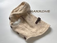 縄編みニットベスト　ベージュ