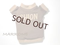 スウェットバイカラートレーナー　BW